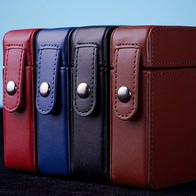 MAZE Leather Card Case (Black) by Bond Lee - Trick